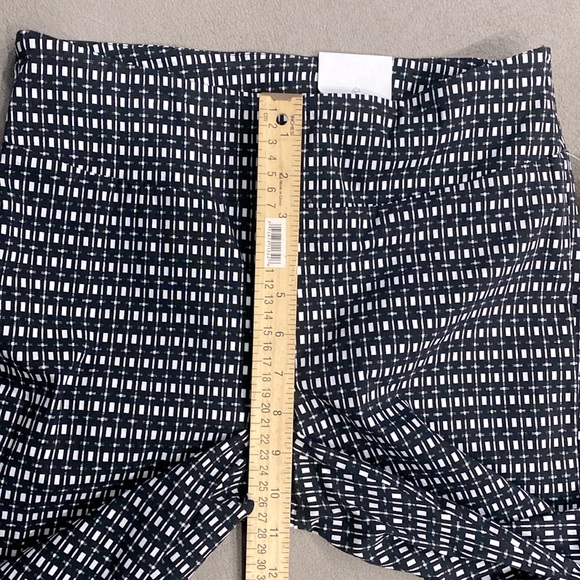NWT Jules and Leopold Pull On Slim Crop Leg Ankle Length Graphic Pants Size S !! - Picture 11 of 13